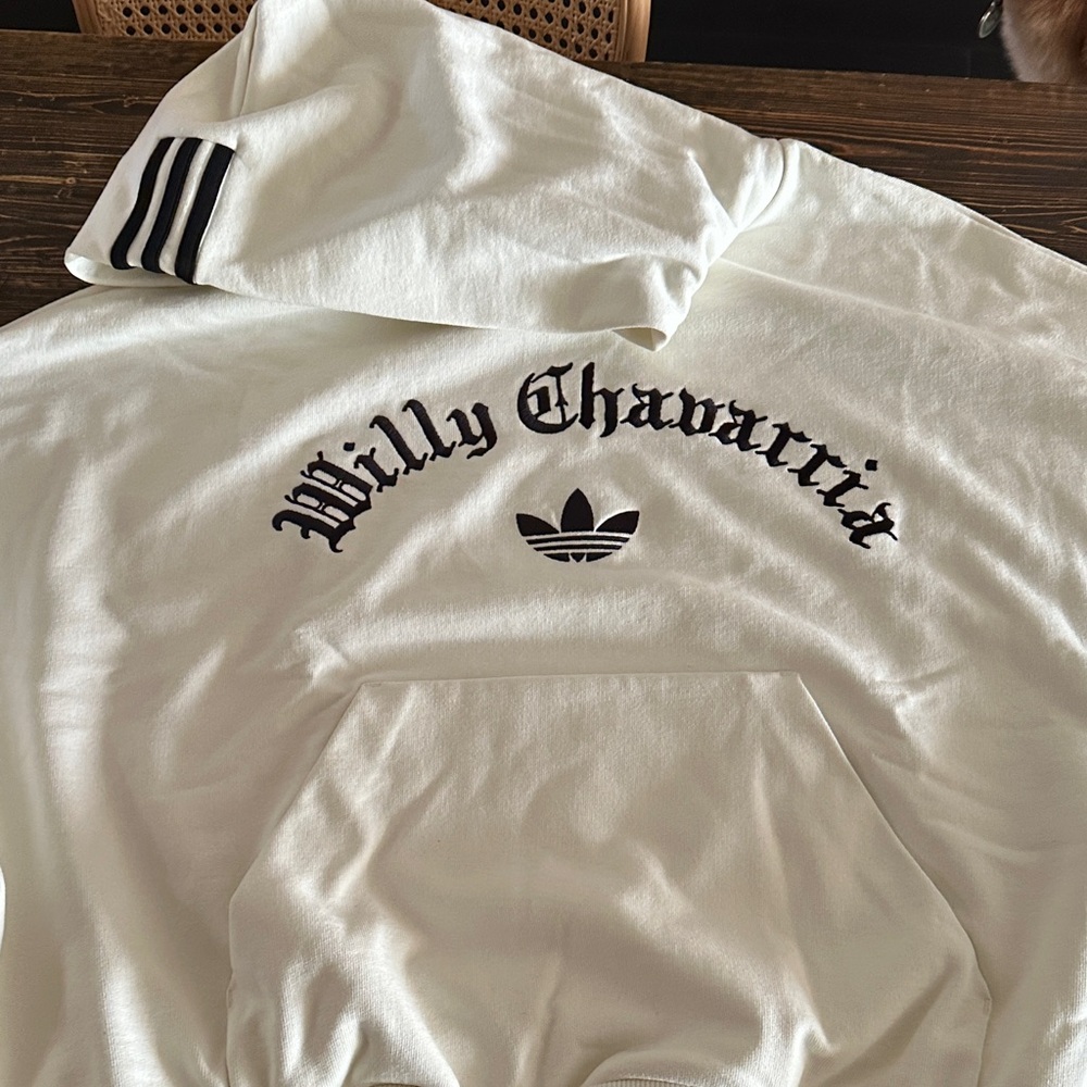 Willy Chavarria x adidas.  Hoodie with Black Accents.  Literally never worn.